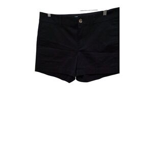 Old Navy Everyday Womens Black Shorts Size 12 Cotton Blend